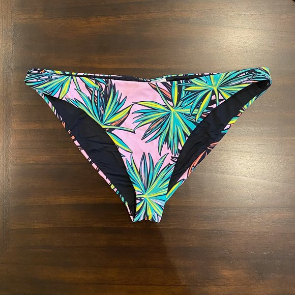 KENDALL+KYLIE Topshop Palm Print Bardot Bikini - Picture 8 of 9